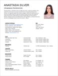 ANASTASIA SILVER ACTRESS RESUME PDF